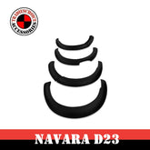 Fender Flares Pocket Style Guard Cover 6 inch to suit Nissan Navara NP300 2015-2021